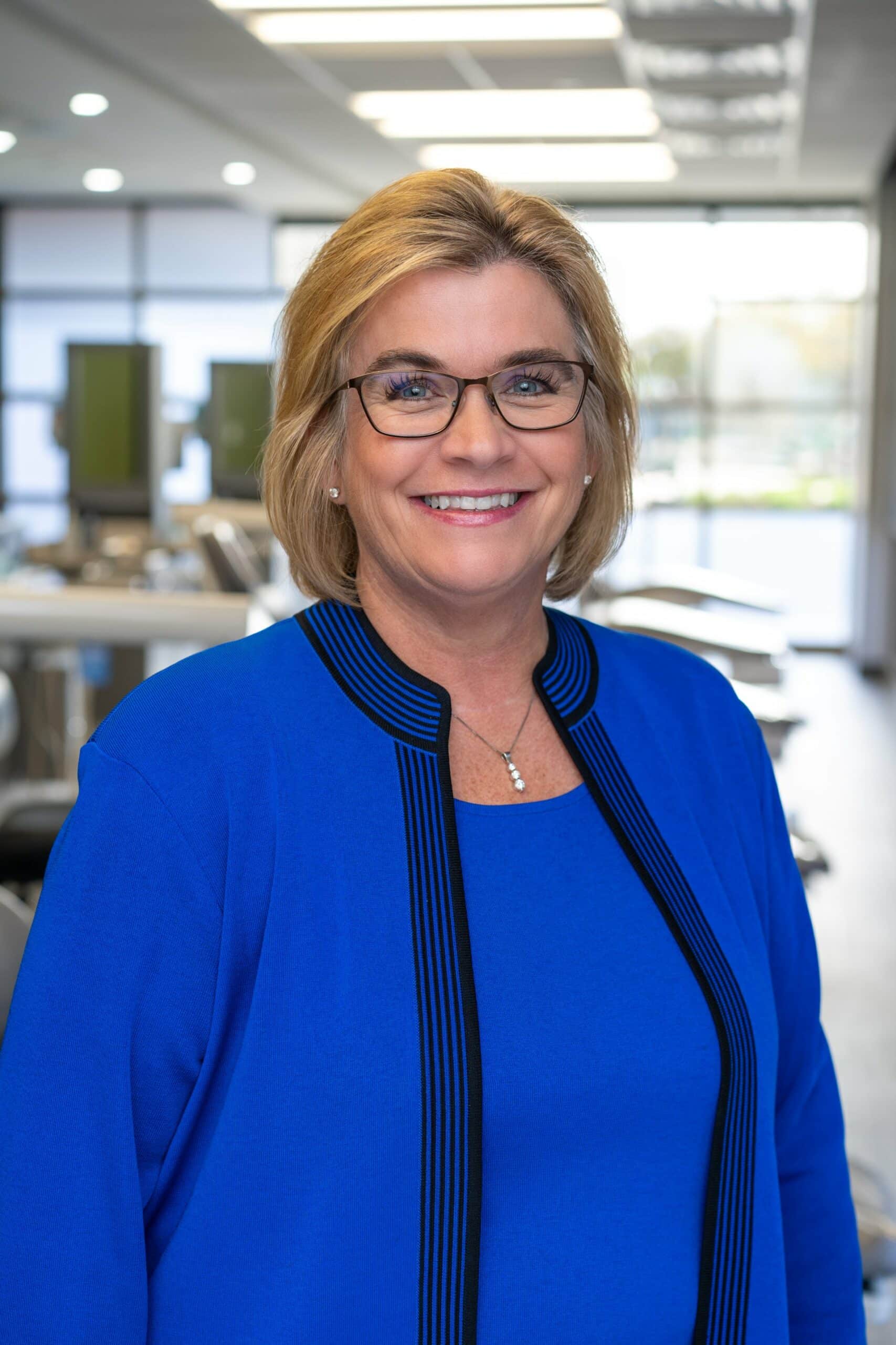 Dr. Melissa Bernhardt professional portrait at Bernhardt & Smith Orthodontics, Bishop Drive Office and 50th Street Office in West Des Moines, IA